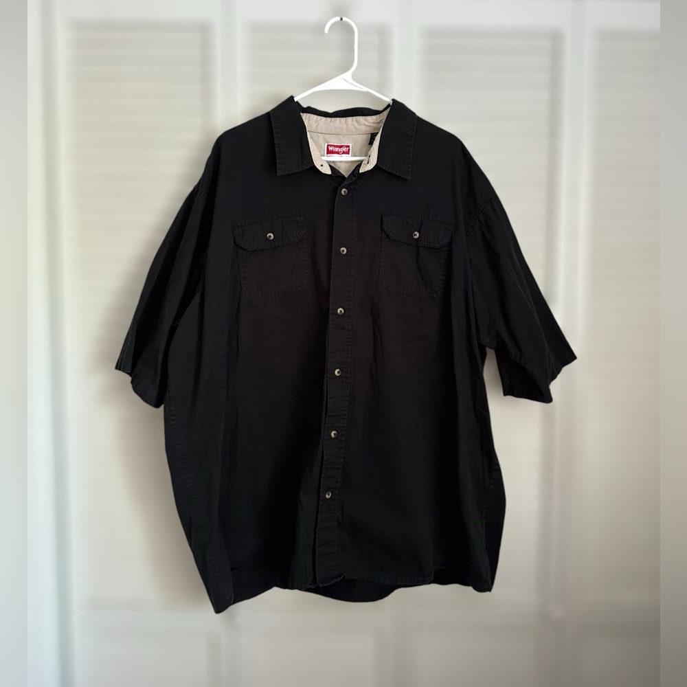 Men’s Black Wrangler 3XT Button-Up Shirt